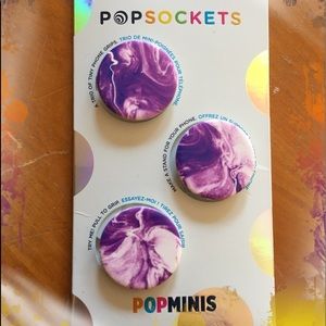 POPSOCKETS POPMINIS! ⭐️⭐️⭐️À TRIO OF TINY 📞 GRIPS